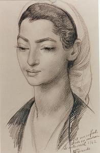 AUGUSTIN FERRANDO 1880-1957 Cherifa -1942-